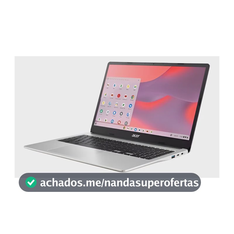 Notebook Acer Chromebook CB315-4H-C0br Ips 15.6 prateado