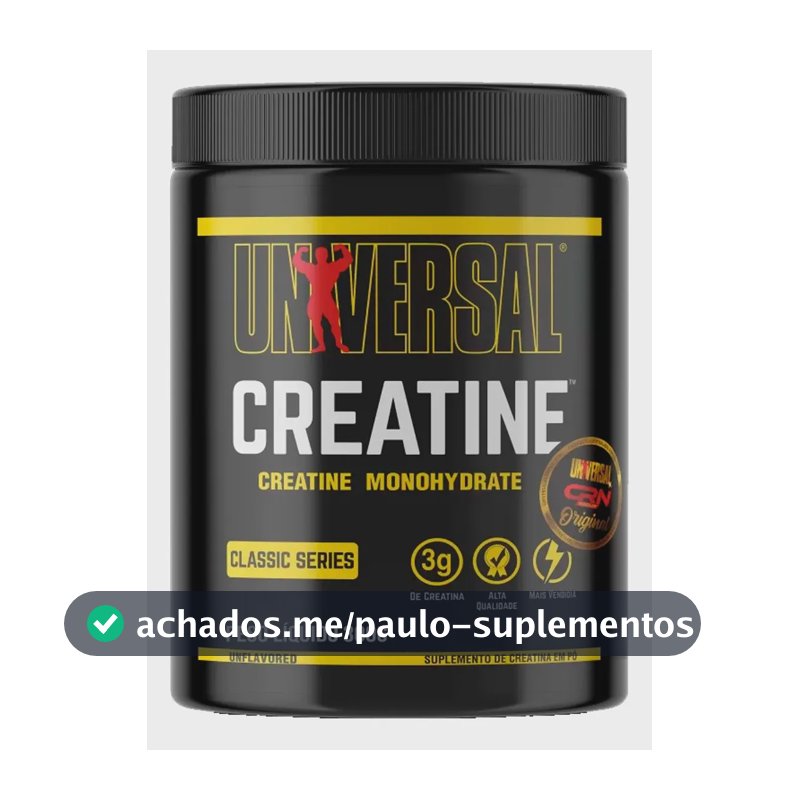 Creatina Pura Monohidratada 300g Classic Series - Universal Sabor Neutro