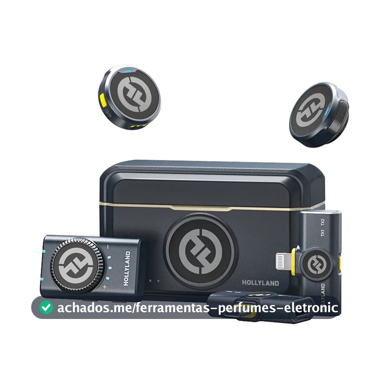 Microfone Hollyland Lark M2 Duo Combo Duplo Para 2 Pessoas C