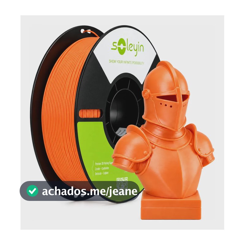 Filamento 3d Petg Creality Soleyin Petg 1.75mm Impressão Camomila