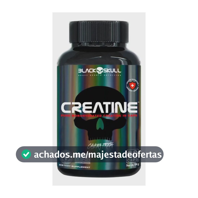 Creatine Caps - Black Skull Black Skull N/a
