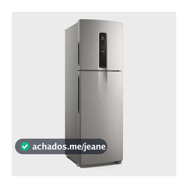 Geladeira Electrolux Frost Free Inverter 410l Inox (if46s) Cor Inox look