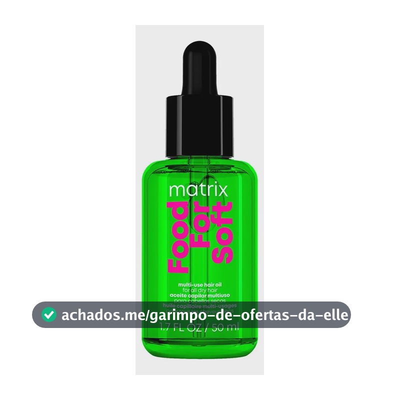 Óleo Hidratante Cabelo Seco Food For Soft 50 ml Matrix