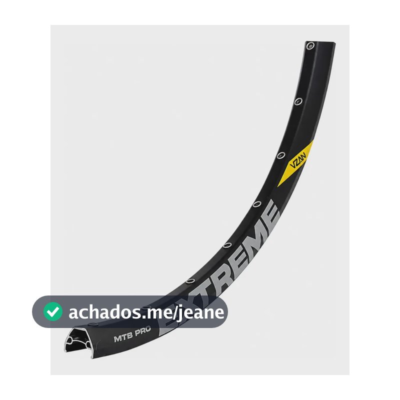 Aro 29 Tubeless 36 Furos Vzan Extreme Pro Bike Mtb Cross Preto