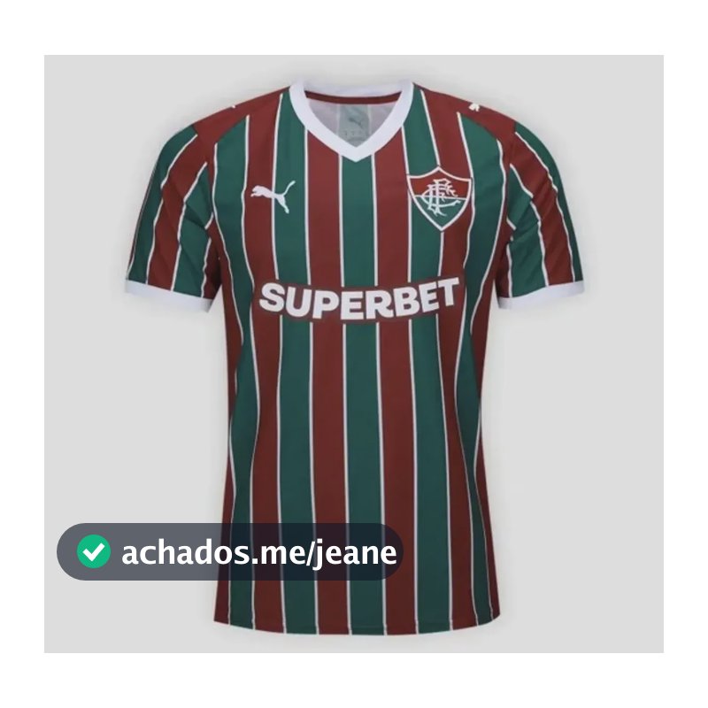 Camisa Fluminense Home 2026/27 Torcedor Masculino Listrada G