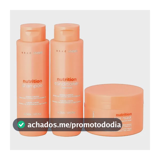 Kit Brae Para Nutrição Linha Braé Stages Nutrition - 3 Itens