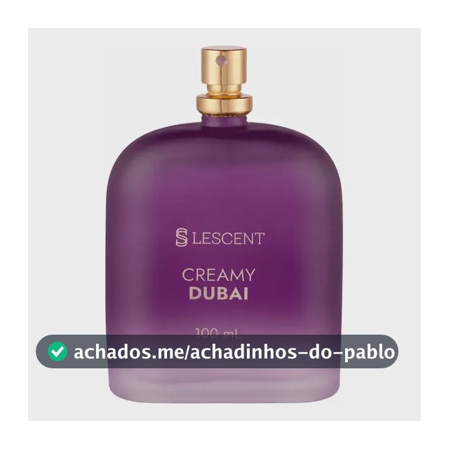 Perfume Deo Colônia Creamy Dubai 100 ml Lescent