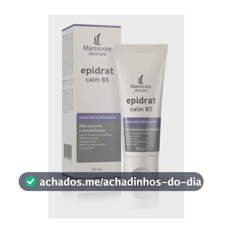 Hidratante Facial Epidrat Calm B5 Para Pele Sensível 50ml Mantecorp