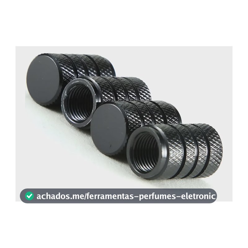 Tampinha Bico De Pneu De Carro E Moto De Aluminio