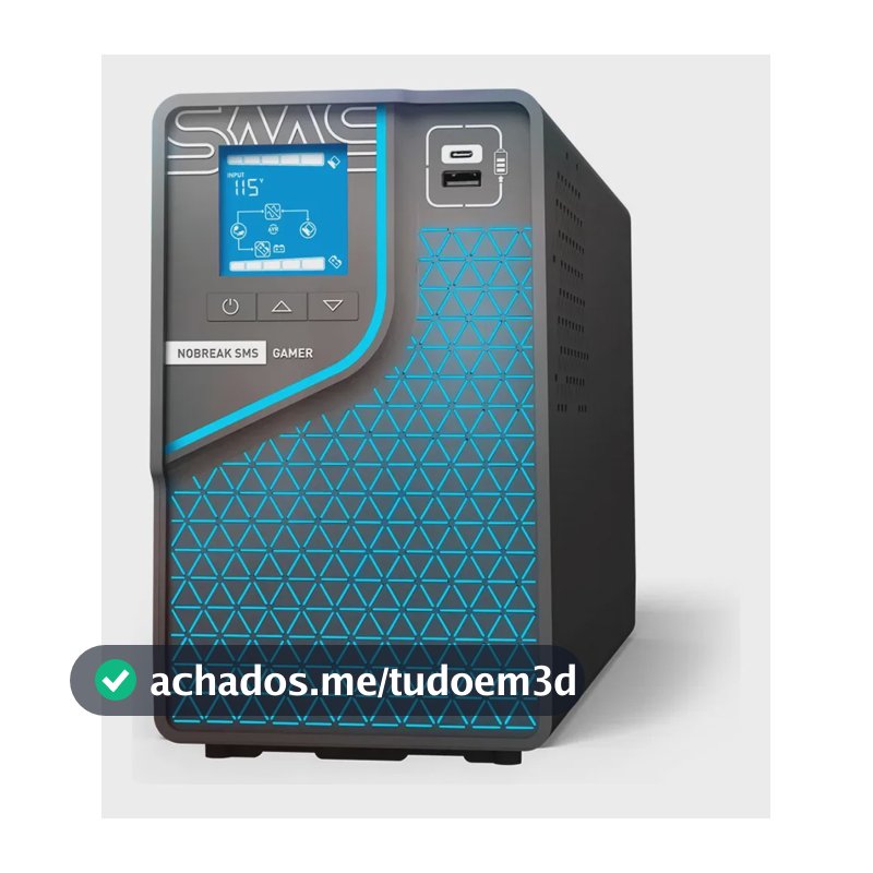 No break SMS Gamer 2000VA com Onda Senoidal Pura Para PC e Consoles
