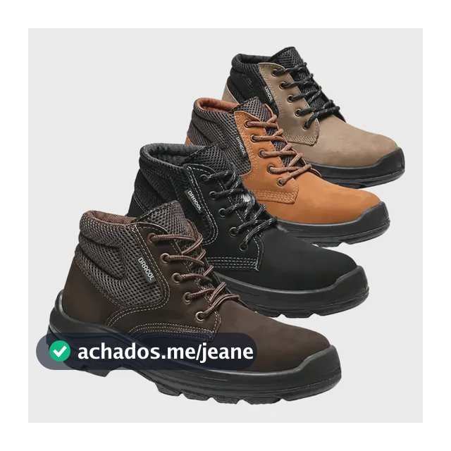 Bota Segurança Bracol Tenis Sapato Botina Nobuck Bae Ca40872