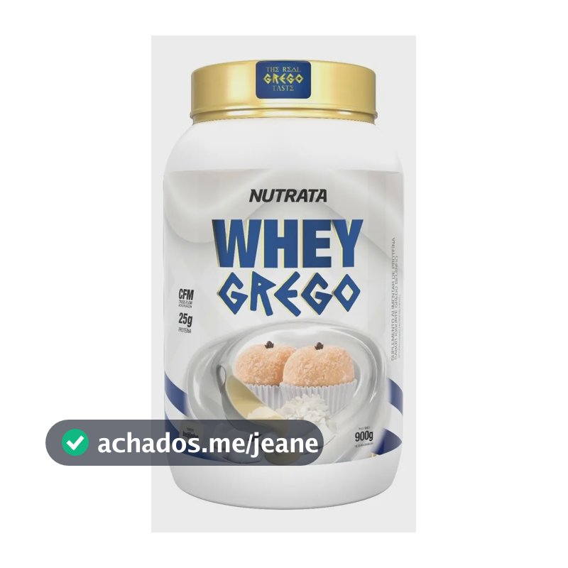 Whey Grego Pote 900g Beijinho Nutrata