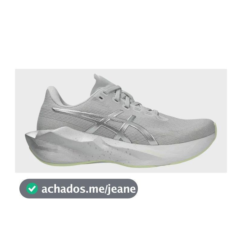 Tênis Asics Novablast 6 Platinum Feminino Cinza Lisa 36 Br