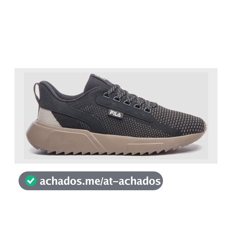 Tênis Masculino Freestyle Ii Fila Preto/bege/oliva Liso 39 Br
