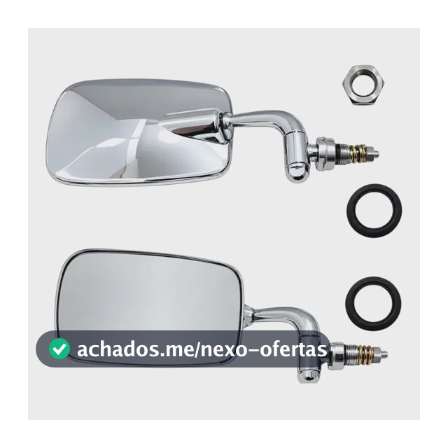 Par Espelho Retrovisor Mexicano Para Fusca Varian Bras Tl