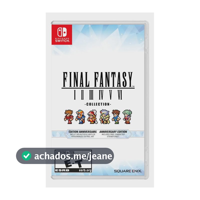 Jogo Final Fantasy I-vi Pixel Remaster Coll Anniv Switch