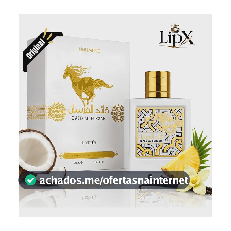 Perfume Árabe Qaed Al Fursan Unlimited Edp 90ml