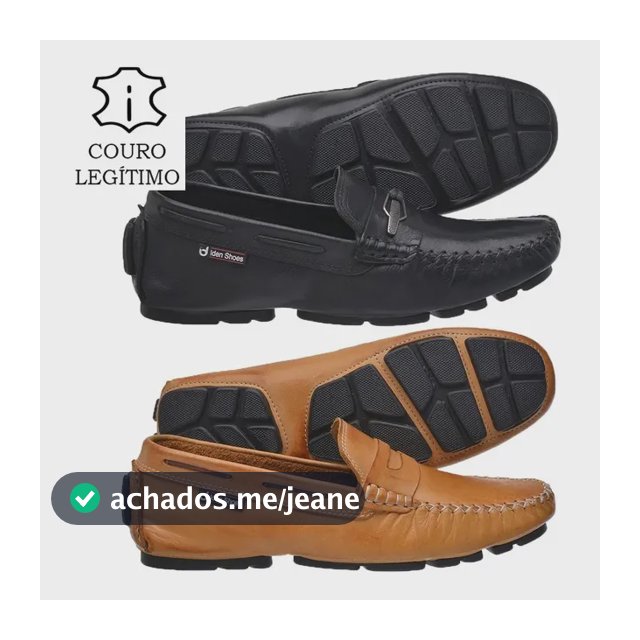 Kit 2 Pares Drive Mocassim Masculino Couro Legítimo