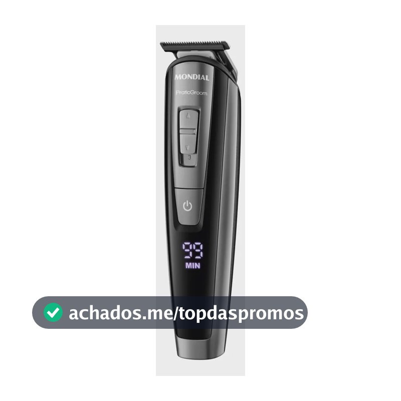 Maquina de Cortar Cabelos/ Aparador de Pelos Praticgroom Mondial