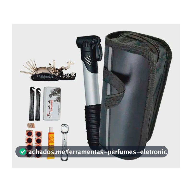 Kit Ferramenta Bicicleta Bolsa Chaves Bike Remendo Reparo Tumblr BK-0087