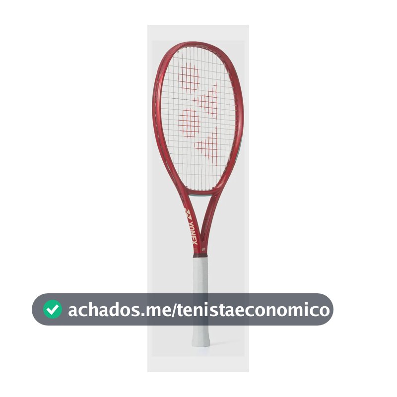 Raquete de tênis Yonex Vcore 100 300gr G8 2026 vermelha 4 3/8