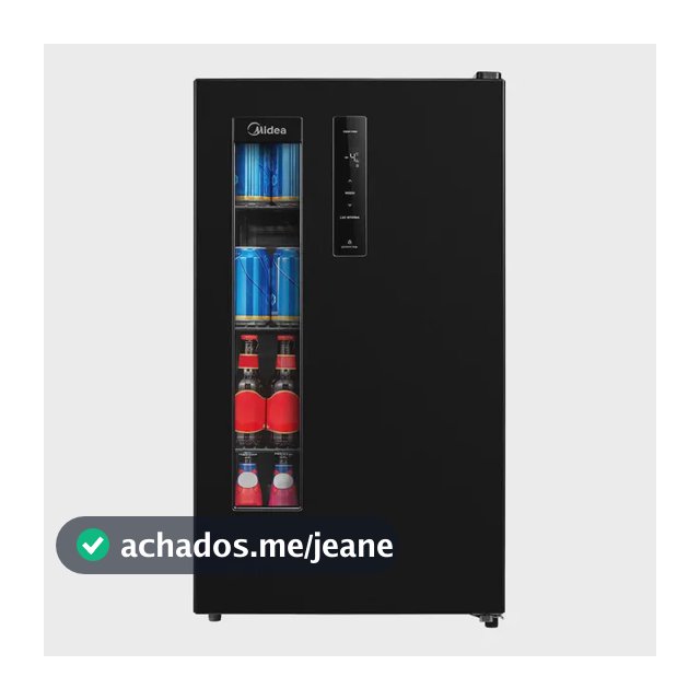 Cervejeira Midea Mdrx150fggdx Frost Free 82l Preto 220v