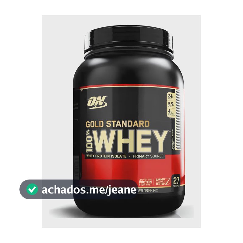 Whey Protein Gold Standard 100% 907g (2 Lbs) Sabor Cookies - Optimum