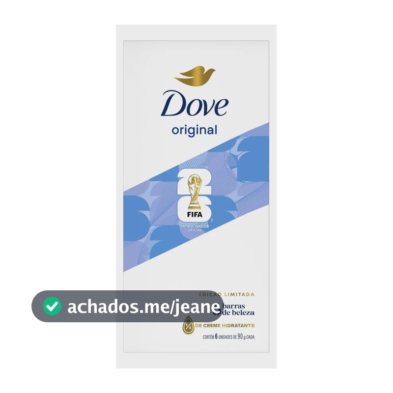 Dove Original Sabonete em Barra 90 g 6 Unidades