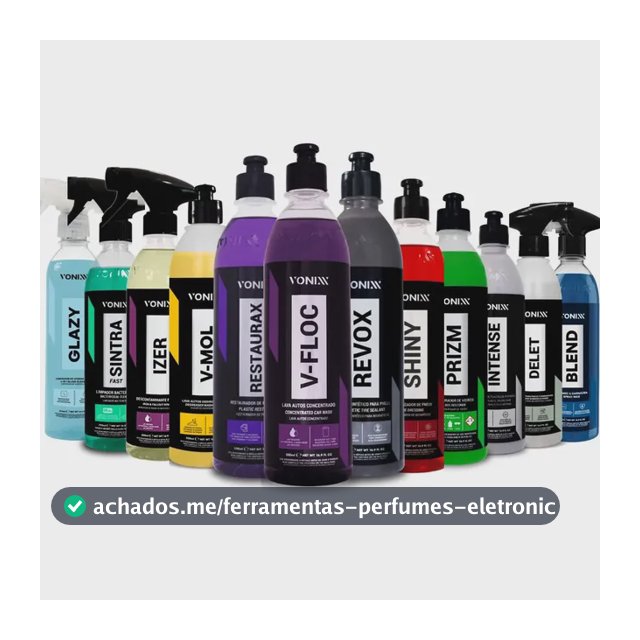 Kit Estética Automotiva Completo Vonixx - 12 Itens