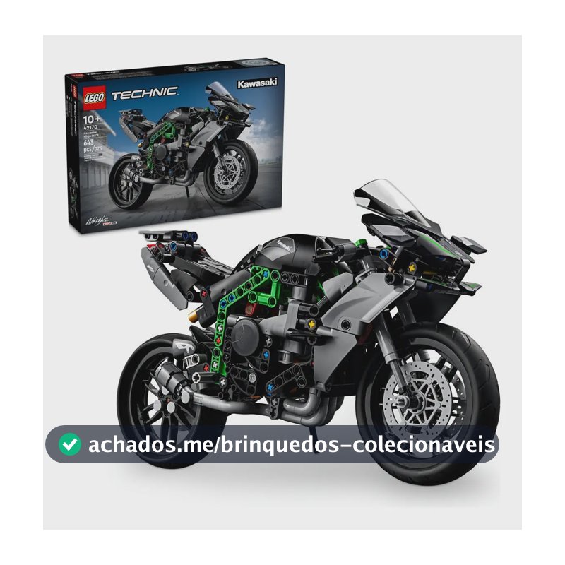 Lego Technic Motocicleta Kawasaki Ninja H2r - 42170