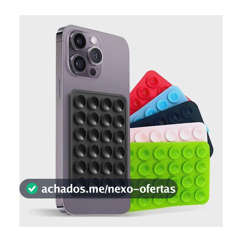 Melhor Ventosa Sucção Para Celular Kit Com 2 Unidades