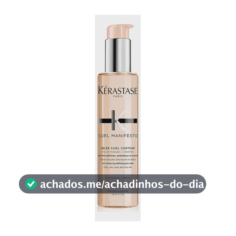 Gel Kérastase Curl Manifesto Gelée Curl Contour, Para Cabelos Cacheados e Crespos 150ml