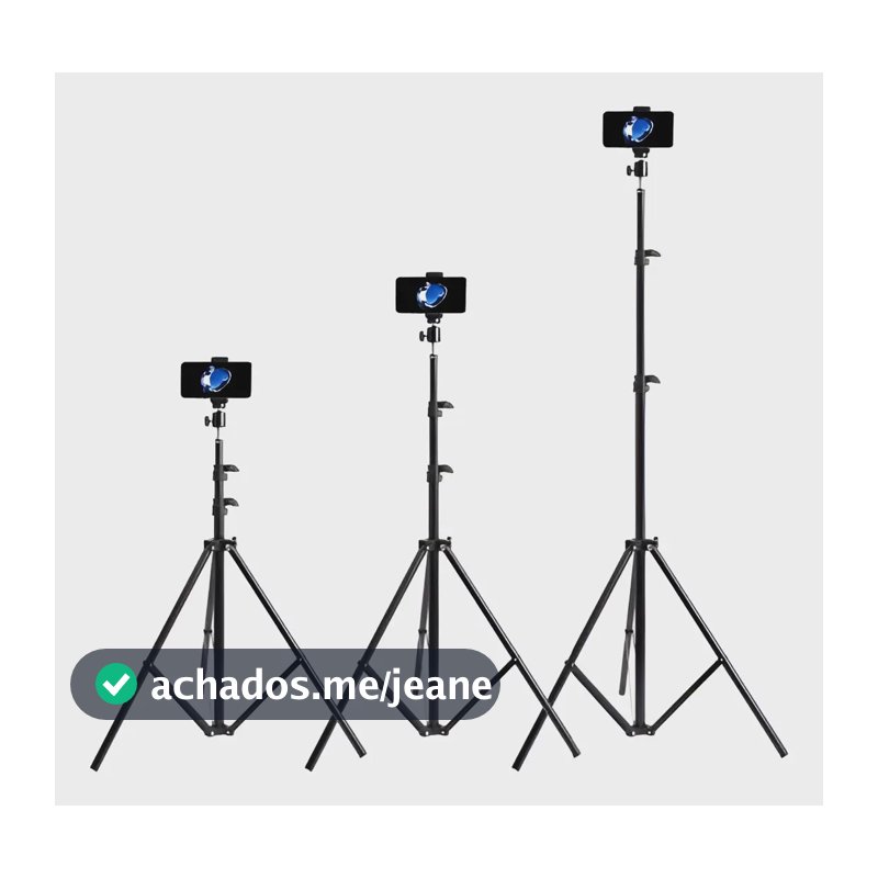 Tripé Profissional It-Blue LE-3624 2m P/ Câmera Celular Ring Light