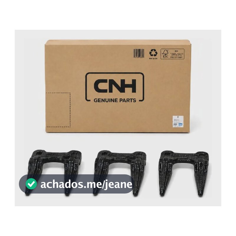 Kit 3 Pçs Dedo Duplo Superior Nh 84232917 Apl. Cr6080/cr6090