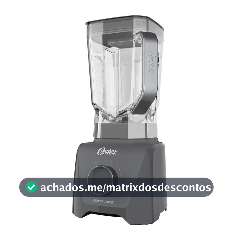 Liquidificador Oliq606 1100 Full 3,2l Cinza Oster