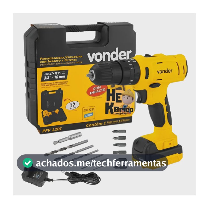 Furadeira Impacto Parafusadeira Bateria Eletrica Sem Fio Kit C/ Impacto Ferramenta Chave Eletrica Sem Fio Maleta Kit Profissional Tipo Dewalt Makita Bosh 127/220v 50/60