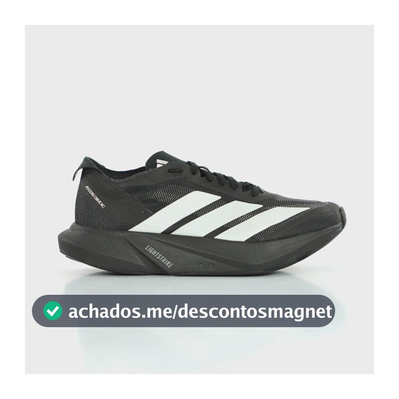 Tênis adidas Adizero Drive Rc Corrida Meia Maratona 21km Preto 42 Br