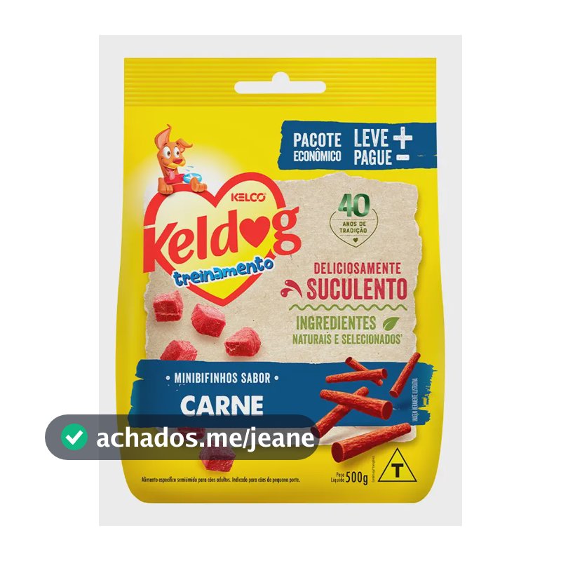 Bifinho Para Cães Keldog Carne 500g Kelco