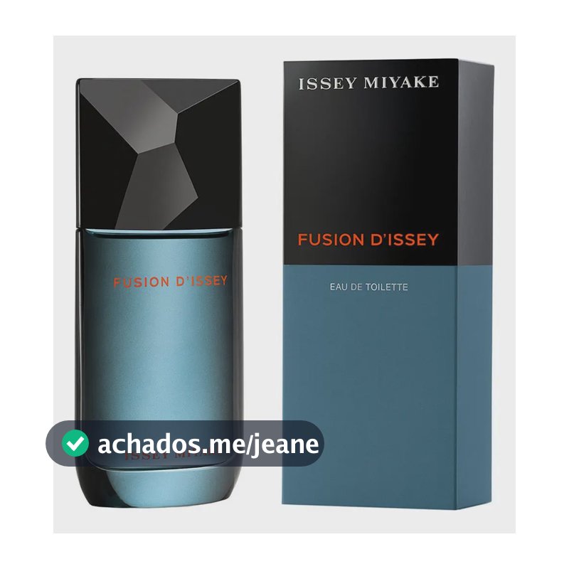 Perfume Masculino Issey Miyake Fusion d'Issey Edt 100ml