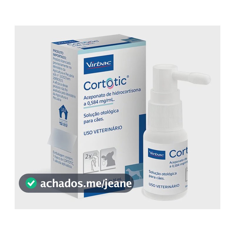 Cortotic Tratamento Otológico Spray Para Cães Virbac 16ml