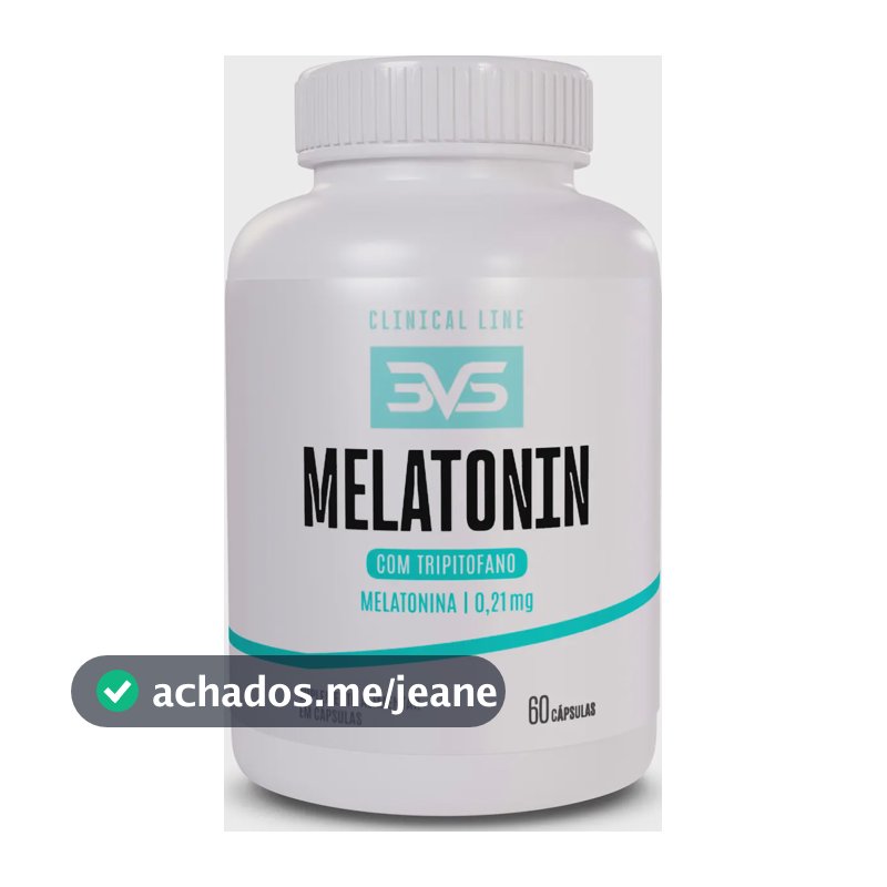 Melatonina com Triptofano - Fórmula com Máxima Concentração e Biodisponibilidade - 60 Cápsulas