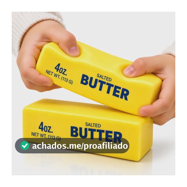 Squishy Manteiga 13cm Gigante Anti Estresse Slow Rising Butt Amarelo
