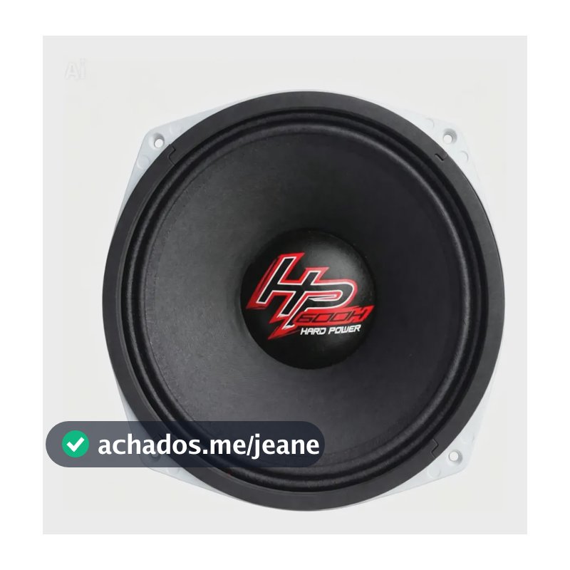 Alto Falante Hard Power Hp 600h 10 Polegadas 6 Ohms Medio Branco