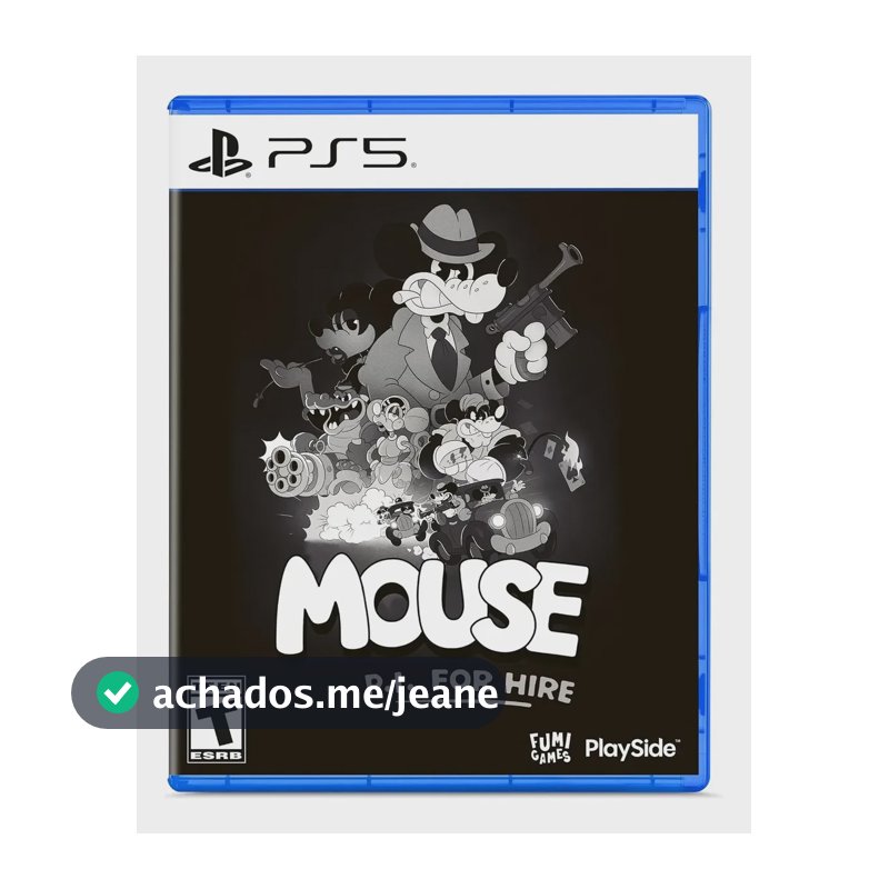 Jogo Mouse Pi For Hire Ps5 Midia Fisica