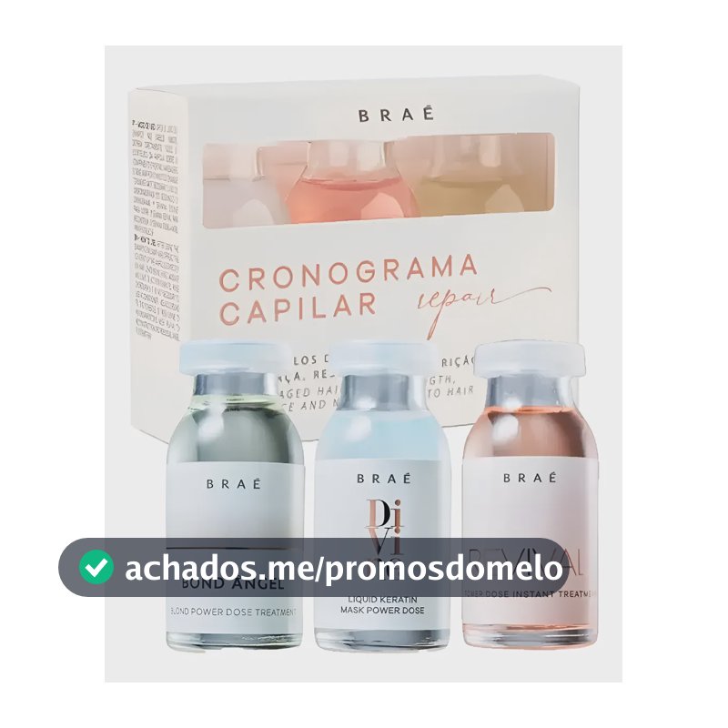 Kit Cronograma Capilar Repair 3x13ml - Braé