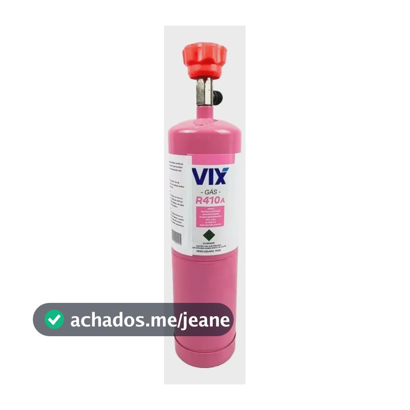 Fluido R410 Lata 750g C/ Válvula Refrigeração Split Inverter