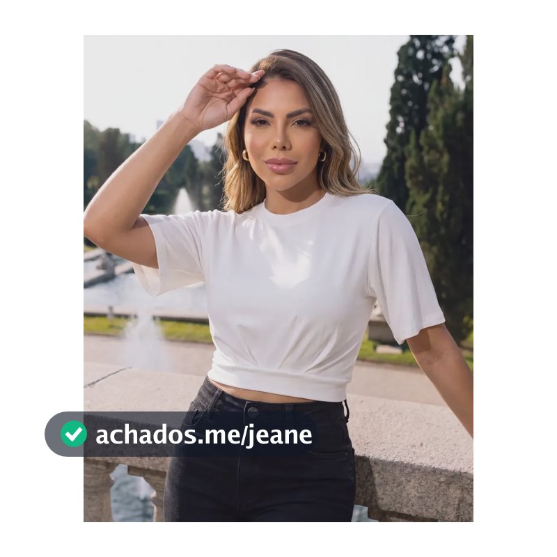 Blusa Feminina Básica Lisa Elegante Manga Sino M Ao Gg Branco Gg (44/46)