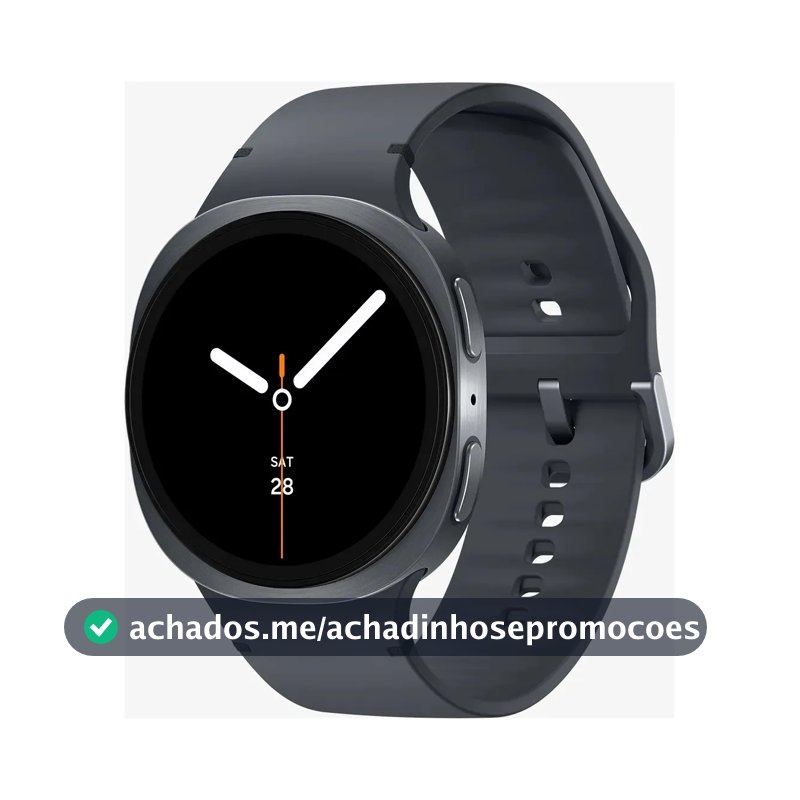 Smartwatch Samsung Galaxy Watch 8 40mm Bt Gps, Grafite Cinza-escuro