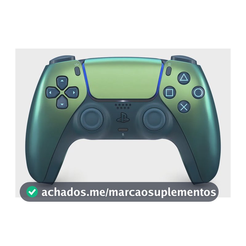 Controle sem fio DualSense Chroma Teal PS5 Sony CFI-ZCT1W cor verde