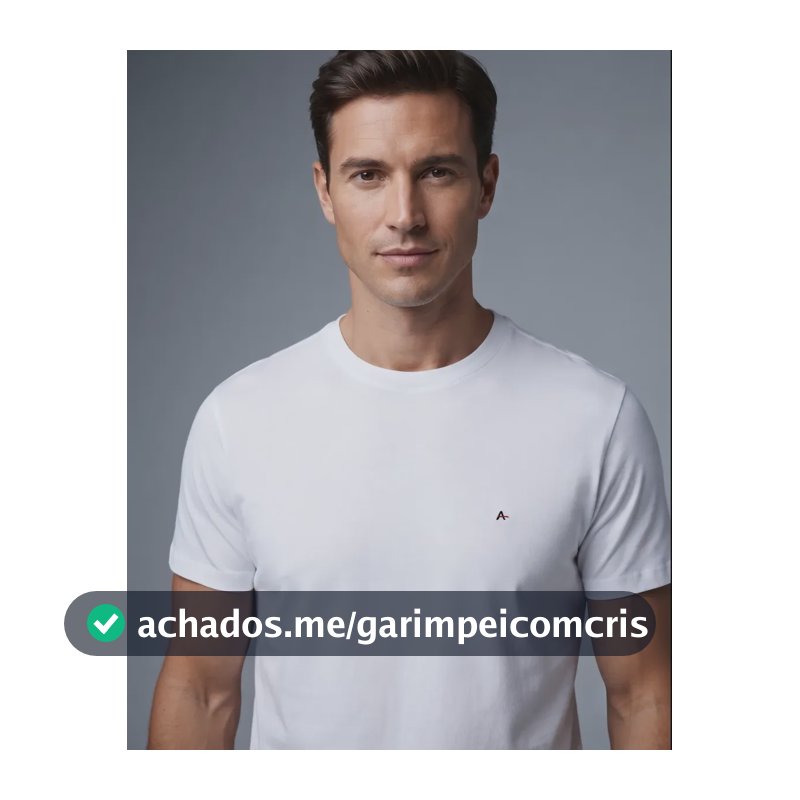 Camiseta Aramis Masculina Branca Original Basica Algodão Branca M Masculino